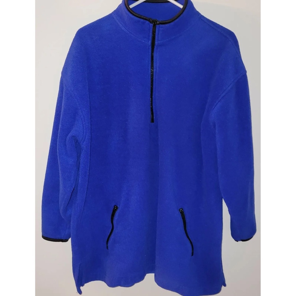 On Your Mark Athletic Pullover Jacket Men's Size Large 3/4 Sleeve Made In USA